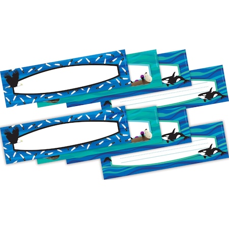 Barker Creek Sea & Sky Bulletin Board Signs/Name Plates, Multi-Design, 72/Set 3897